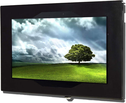 TABcare Locking Anti-Theft Metal Case for Samsung Galaxy TAB 3 4 10.1" Tablet for Kiosk, POS, Store, Show Display, Time Clock (TAB 3/4 10.1, Black)