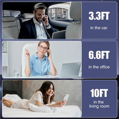 3-Pack Yellow [3.3FT+6.6FT+10FT] 60W USB C to USB C Cable, Type C Fast Charging Cable for iPhone 16 15 Pro Plus Pro Max，for Galaxy S24 S23, for iPad Pro/Air, for MacBook Pro/Air and More