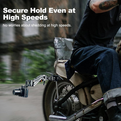 Came-TV Motorcycle Camera Mount Stabilizer, Bike Camera Mount,Handlebar Mount Shock Absorber Arm, Anti-Shake Motorcycle Mount PK04 Compatible with Pocket 2, Pocket 3, 360 Action Cameras, Smartphones