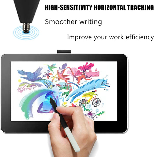 No Worn Out Titanium Alloy Fine Pencil Nibs Compatible with Wacom One Creative Pen, Replacement Hard Refill Tips fits for WACOM ONE DTC133W0A /Galaxy Tab S8 S7 Stylus,2 Pcs