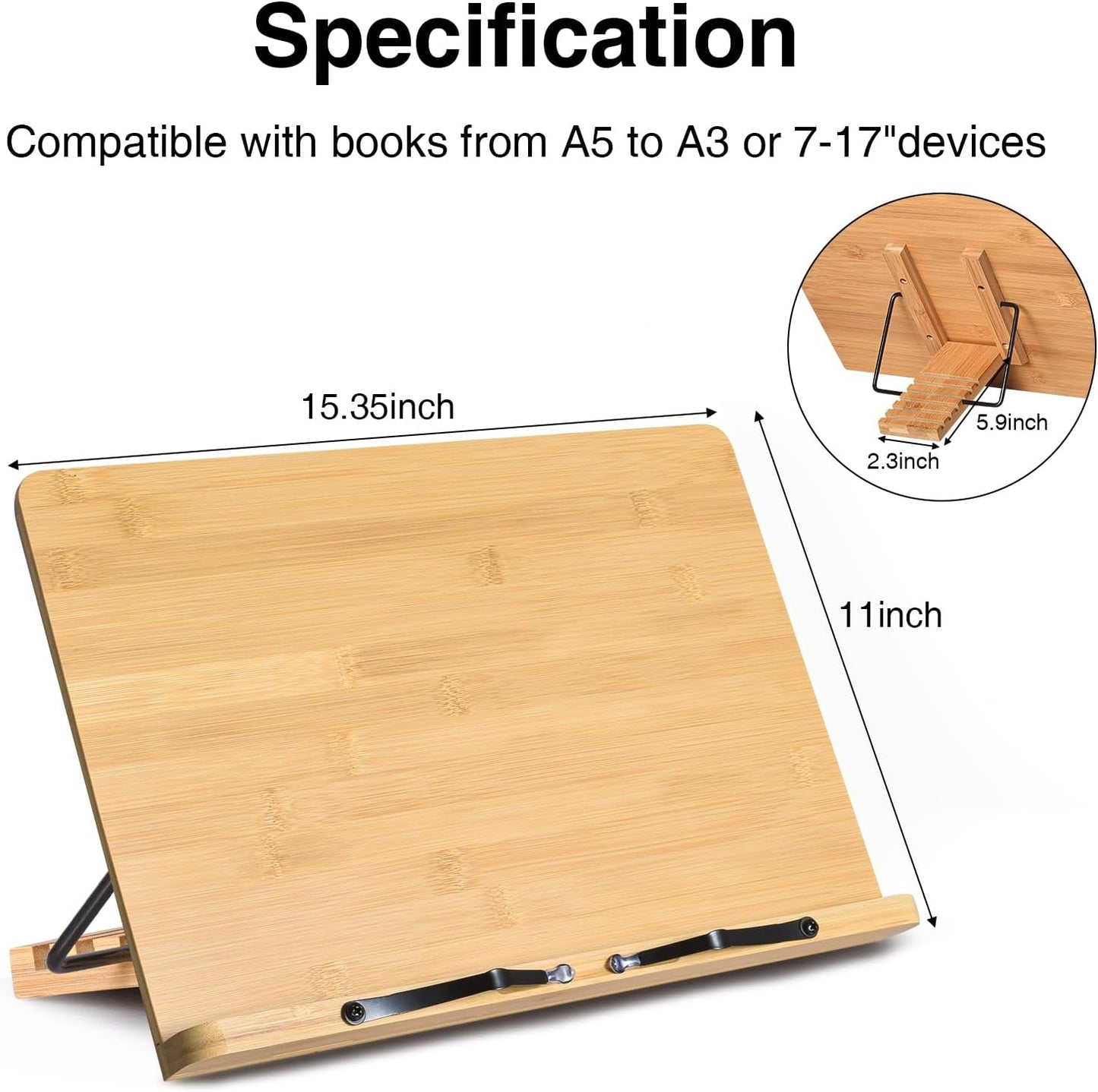 Extra Large Tablet Stand for Desk, Adjustable Holder for Touch Screen Tablets