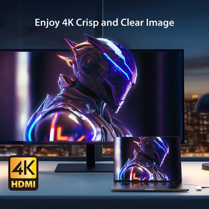 j5create USB-C Multi-Port Hub with Power Delivery with 4K HDMI/2 USB-A 5Gbps/PD 100W Charging SD&Micro SD/3.5mm Audio | for MacBook Pro&Air/iPad Pro/iMac/Surface/XPS/Thinkpad/Galaxy/and More(JCD373EC)