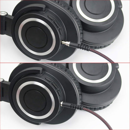 NewFantasia Replacement Audio Upgrade Cable Compatible with Audio-Technica ATH-M50xBT, ATH-AR3BTBK, ATH-SR50BT, ATH-ANC9, ATH-ANC7B, ATH-SR5BTBK, ATH-S700BT Headphones 3meters/9.9ft