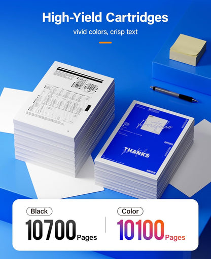 VersaLink C7000 High Capacity Toner Cartridge 4-Pack Replacement for Xerox 106R03757 106R03758 106R03759 106R03760 Compatible for Xerox VersaLink C7000 C7000N C7000DN Printer Black Cyan Magenta Yellow