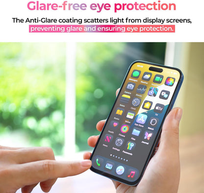 SIELO 2 Pack Matte Screen Protector, 9H Hardness Shatterproof & paper-feel PET Film, Anti-Glare & Anti-Fingerprint Case Friendly Screen Protector Film.