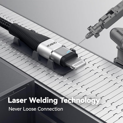 iPhone Charger 3 Pack 6 Ft [Apple MFi Certified] USB to Lightning Cable Fast Charging Cord Compatible with iPhone14/13/12/11 Pro Max/Pro/XS Max/XS/XR/X/8 Plus/8/7/iPad/iPod/AirPods, Black