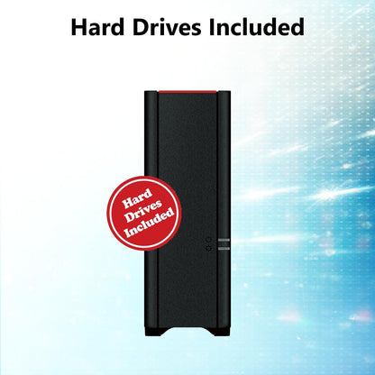 BUFFALO LinkStation 210 2TB 1-Bay NAS Network Attached Storage with HDD Hard Drives Included NAS Storage That Works as Home Cloud or Network Storage Device for Home