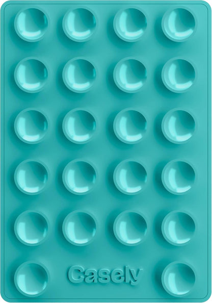 Casely Grippy Aquamarine MagSafe Compatible Cell Phone Mount Silicone Suction Cup Sticky Phone Holder and Stand