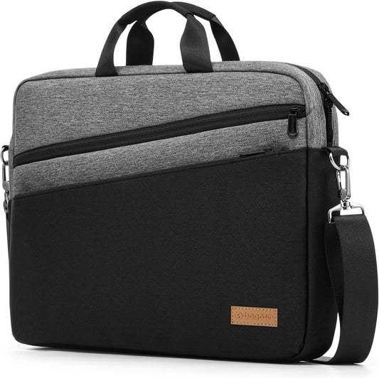 15 15.6 16 17 17.3 inch Laptop Computer PC Shoulder Bag Carrying Case, Water-Repellent Briefcase