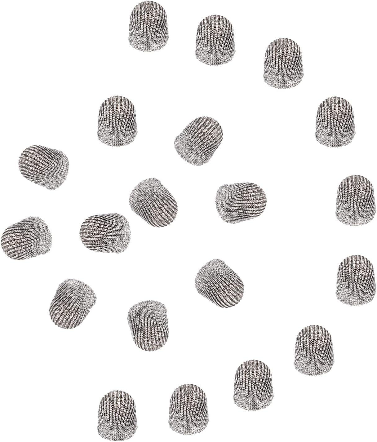 MECCANIXITY 10pcs Replacement Fiber Mesh Tips for Stylus Pens 5mm Suitable for Capacitive Touch Screen,High Sensitivity,Soft,No Scratch Screen Pen Tip