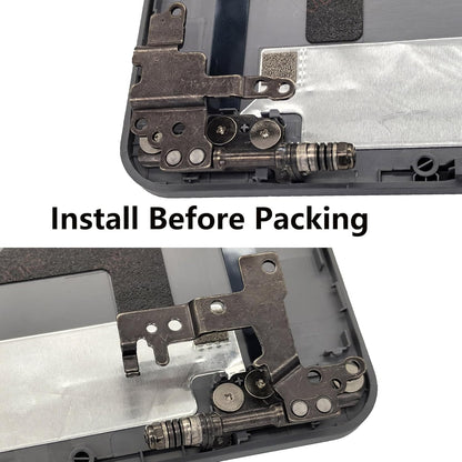 Replacement LCD Cover Back With Hings Front Bezel With Hinges Cap for Lenovo Ideapad 1-15ADA7 82R1, 1 15AMN7 82VG, 1 15ALC7 82R4 Series Laptop Rear Case Top Lid 5CB1M48453 5CB1F36621 5CB1F36618