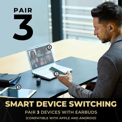 Technics EAH-AZ80-A Premium Hi-Fi True Wireless Bluetooth Earbuds with Advanced Noise Cancelling - Midnight Blue