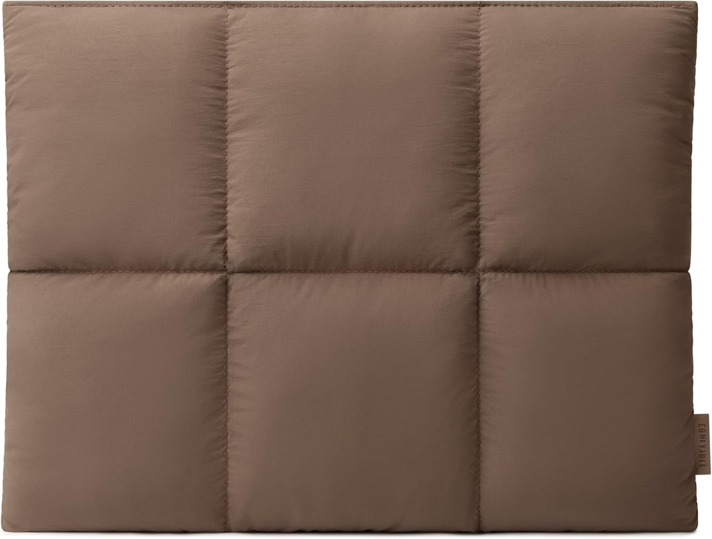 Comfyable Puffy Laptop Sleeve 13 Inch 14 Inch, Quilted Puffer Laptop Carrying Case, Pillow Case Compatible with MacBook Air M4 2025 M3 M2 M1, MacBook Pro M4 Pro/Max, Mocha Brown