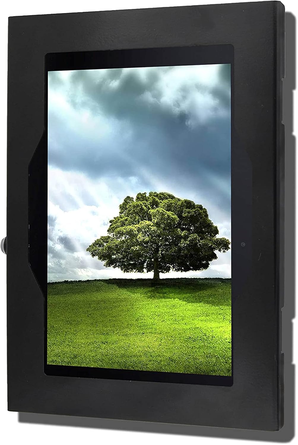 TABcare Locking Anti-Theft Metal Case for Samsung Galaxy TAB E 9.6 Tablet for Kiosk, POS, Store, Show Display, Time Clock (TAB E 9.6, Black)