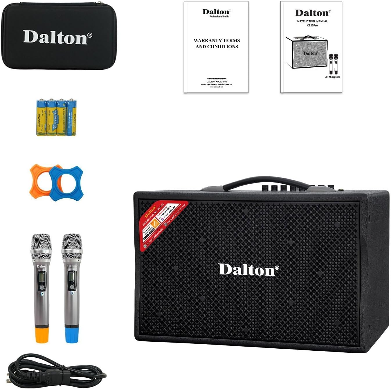 KS10Pro Karaoke Machine for Adults Karaoke Machine with Bluetooth and Wireless Microphone for Adults, Portable Bluetooth Speaker System with 2 Microphones, Loud Speakers for Tv Karaoke and Events Use