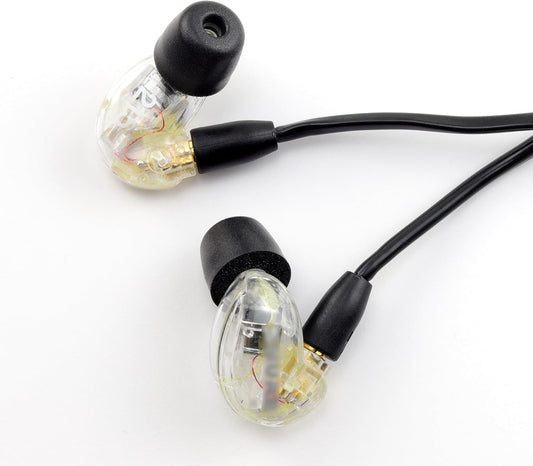 Replacement Memory Foam Ear Tips for Shure SE215 PRO SE215 SE112 SE315 SE425 SE535 SE846 Aonic4 Aonic5 Earphones, Ultimate Comfort, 3 Pairs (Black, SML)