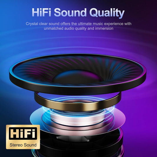 Bluedee Computer Speakers for Desktop PC, Bluetooth 5.3 PC Speakers with Dynamic RGB Light, Wired USB Plug & Play Computer Sound Bar, USB/Type-C Powered Gaming Speakers for Desktop, Laptops, Tablet