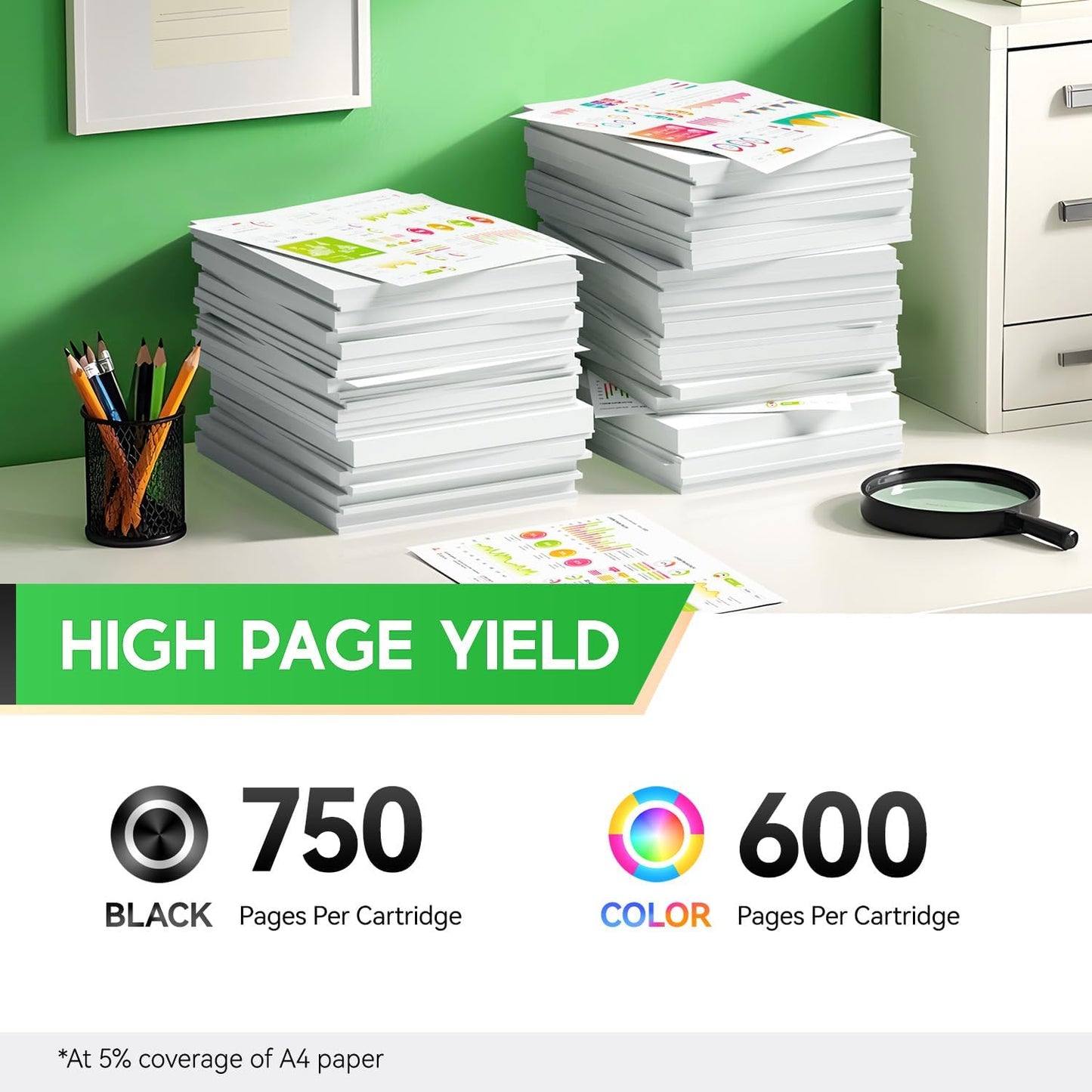 PGI-230XL CLI-231XL High Yield Ink Cartridge Combo 5 Pack Compatible for PGI 230 CLI 231 XL Ink Cartridges to use with PIXMA TS8820 Inkjet Printer (PGBK, Black, Cyan, Magenta, Yellow)