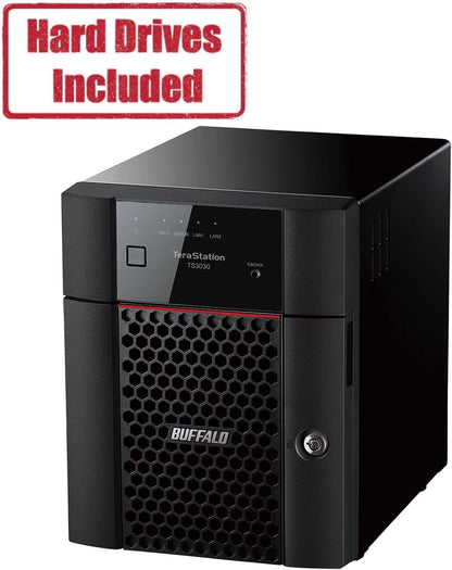 BUFFALO TeraStation Essentials 2025 4-Bay Value Desktop NAS 24TB (4x6TB) with Hard Drives Included