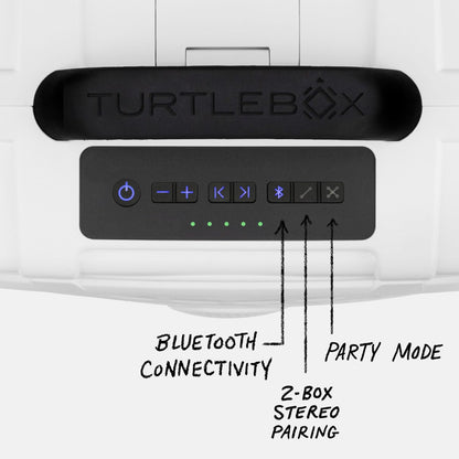 Turtlebox Original Gen 3: Portable Outdoor Bluetooth Speaker – Ultra-Loud (120dB), Waterproof (IP67), Rugged, Impact-Resistant, 3-Day Battery | Party Mode: Unlimited Pairing Stereo, White/Pink