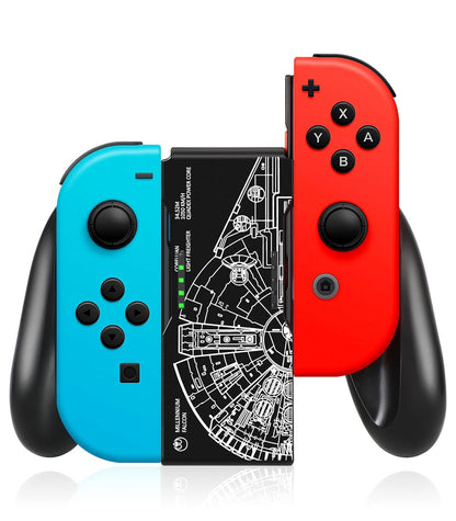 Lotadilo Joy-Con Grip for Nintendo Switch/Switch Oled - JoyCon Comfort Hand Grips Controller for Men Teen Boys Cool Cartoon Anime Design, Gear