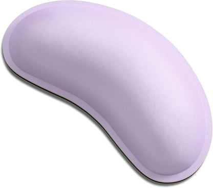 Dapesuom Mouse Wrist Rest, Ergonomic Memory Foam Mouse Wrist for Computer Desk Mats Support, Hand Rest Pad Cushion for Gaming, Office, Laptop, Men, Women, Pain Relief & Easy Typing, Vanilla Purple