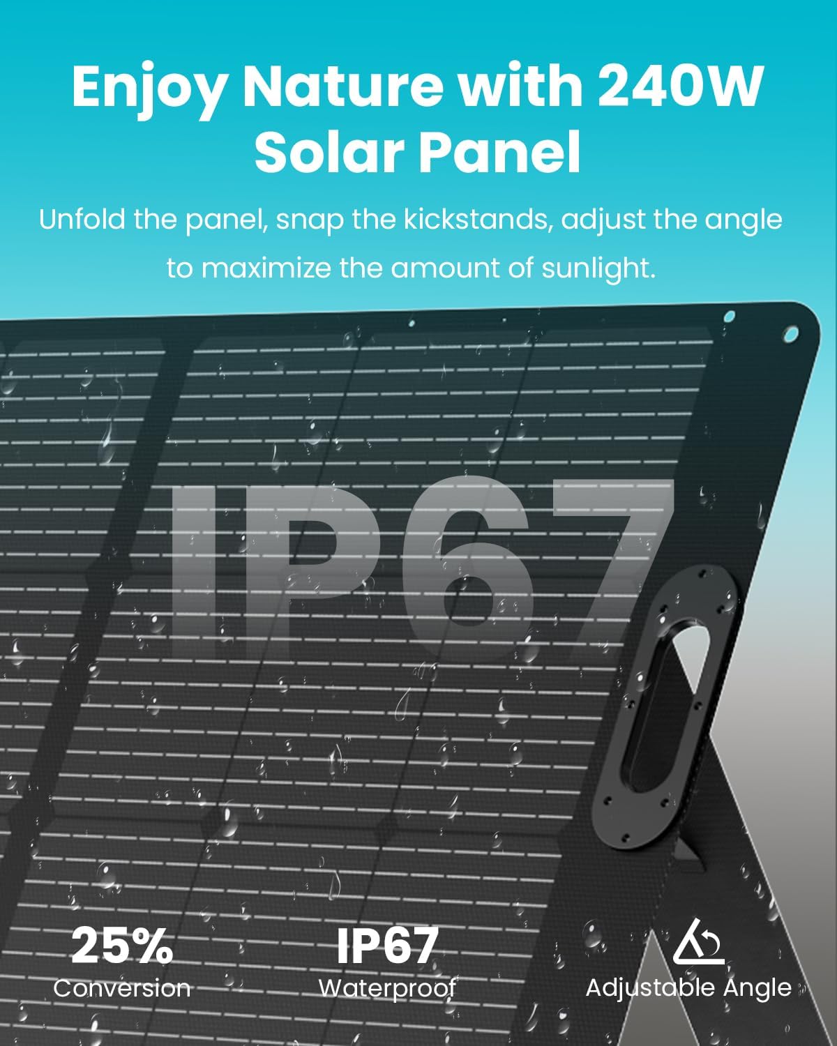 OUPES 3072Wh Mega 1 Power Station Bundle with B2 Extra Battery & 480W Panel Included, 2000W (4500W Peak) LiFePO4 Battery with UPS & APP Control, for 24/7 Off-Grid Power, Power Outage, Blackout, RVs