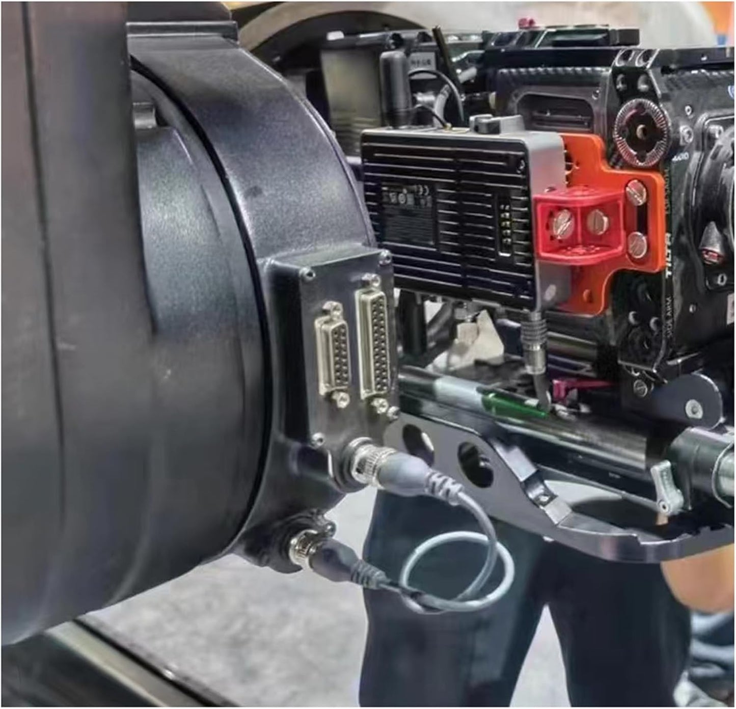 Block 3/8" Thread Bracket Lock Mounting Adapter Right Angle for ARRI Sony RED Camera Lens Motor Teradek Wireless Red