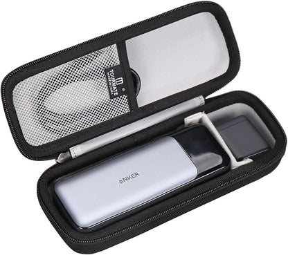 Hard Storage Case for Anker 737 Power Bank (PowerCore 24K) and Anker 715 Charger (Nano II 65W) Combo-Tourmate (Black case only)