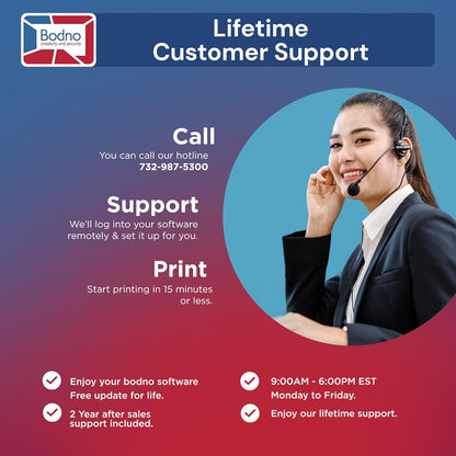 Bodno Magicard Pronto ID Card Printer & Complete Supplies Package ID Software and Camera - Silver Edition