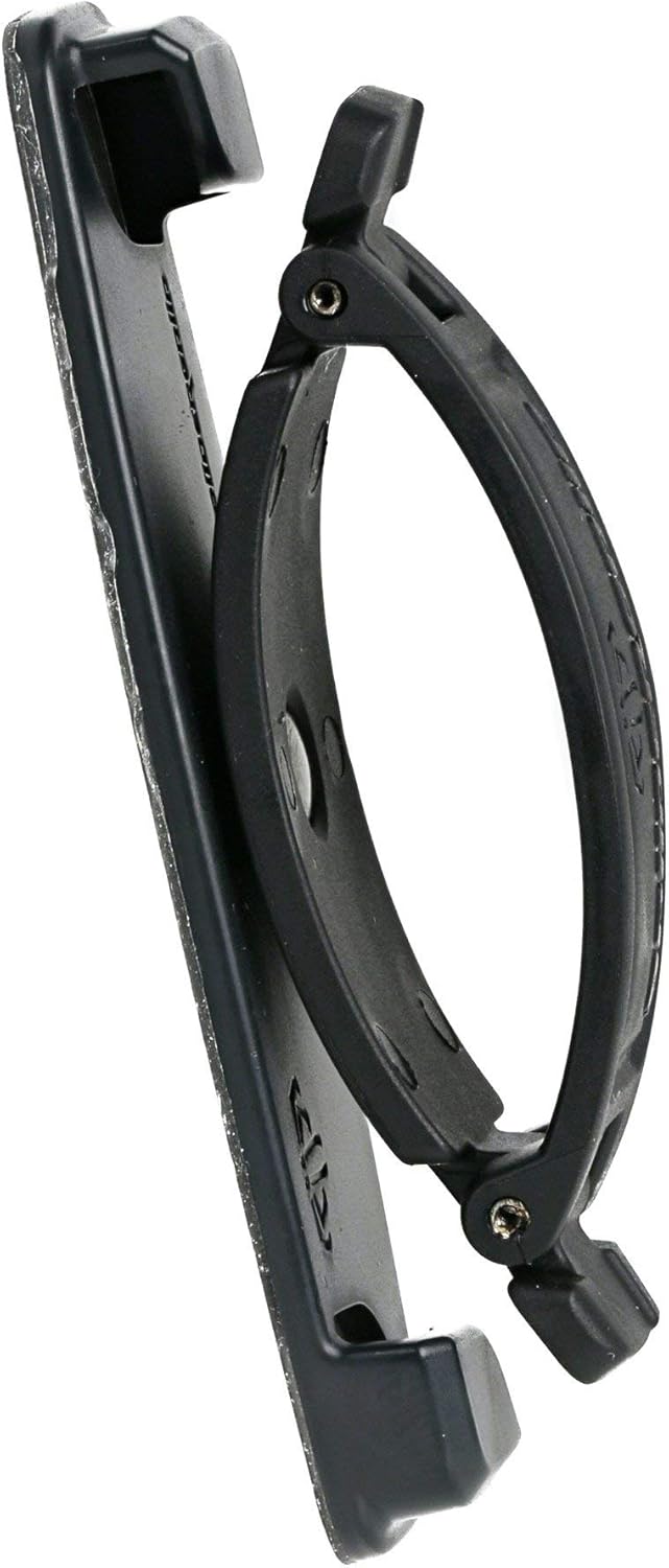 360 Rotating Phone Grip – Flat-Fold Kickstand & Secure Strap – Works with iPhone, Android, Tablets & Cases – Comfortable & Durable (Black)