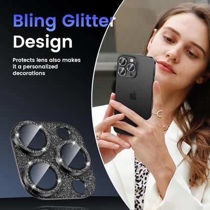 Tensea for iPhone 16 Pro/iPhone 16 Pro Max/iPhone 15 Pro/iPhone 15 Pro Max Camera Lens Protector, Metal Aluminum Alloy Tempered Glass Cover Camera Screen Protector Accessories, Case Friendly