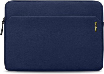 tomtoc Slim Laptop Sleeve Case for 13-inch New MacBook Air M4/A3420 M3/A3113 M2/A2681, M1/A2337 2025-2018, MacBook Pro M2/M1, Water-Resistant Protective Carrying Case with Accessories Pocket