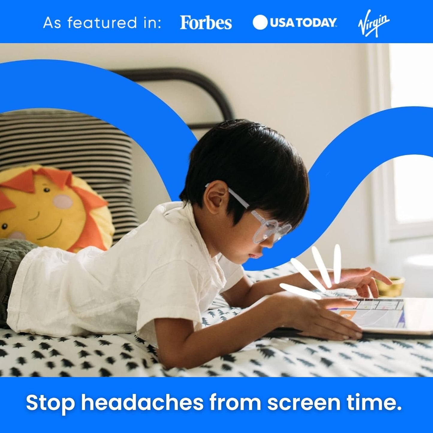 Ocushield Anti Blue Light Tempered Glass Screen Protector for Apple iPad Mini 1/2/3 (7.9") - Blue Light Filter for iPad - Anti Glare - Protect Your Eyes & Improve Sleep