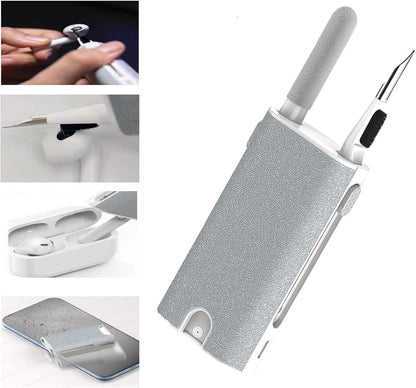 5-in-1 Electronics Cleaner Kit- Laptop Screen Cleaner kit,Multifunctional Bluetooth Earphones Cleaning Tool for iPhone Charging Port,Headphone,Earphone,Phone Speaker,Earpods