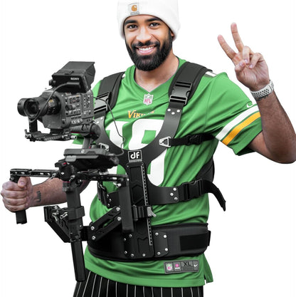 DF DIGITALFOTO THANOS-SE Support Vest Rig System,Filmmakers Kit Gimbal SteadyCam Axis Compatible with DJI RS4/RS 4 Pro/RS2/RS 3 PRO Mini,ZHIYUN Crane 3S for Videographer Smoothing footage 4.4-17.6 lbs