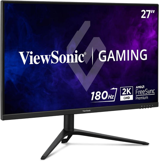 ViewSonic VX2728J-2K 27 Inch Gaming Monitor 1440p 180hz 0.5ms IPS w/FreeSync Premium, Advanced Ergonomics, HDMI, and DisplayPort
