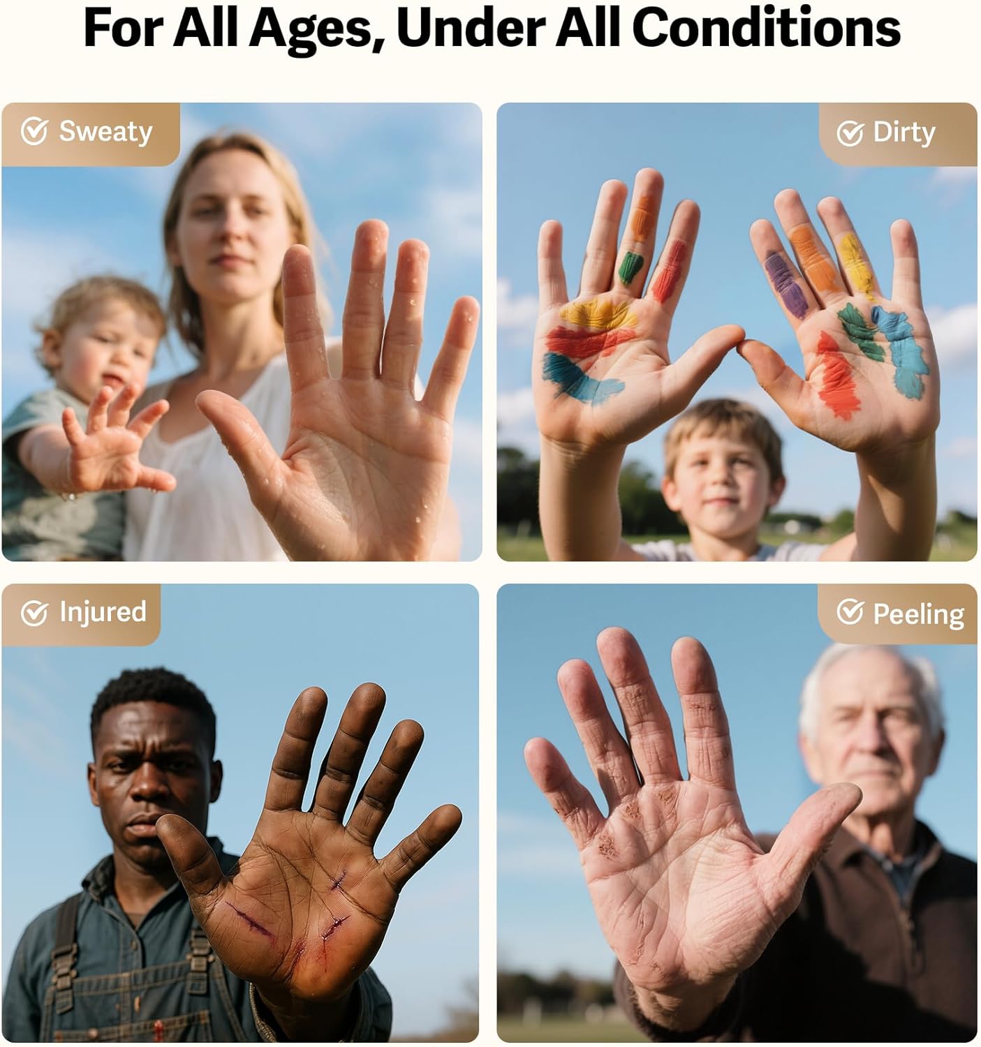 Lockin Veno Smart Lock with Palm Vein, Keyless Entry Smart Locks for Front Door with Doorbell, Fingerprint Lock Built-in WiFi, App Remote Control, 7-Month Battery Life, IP65 Waterproof