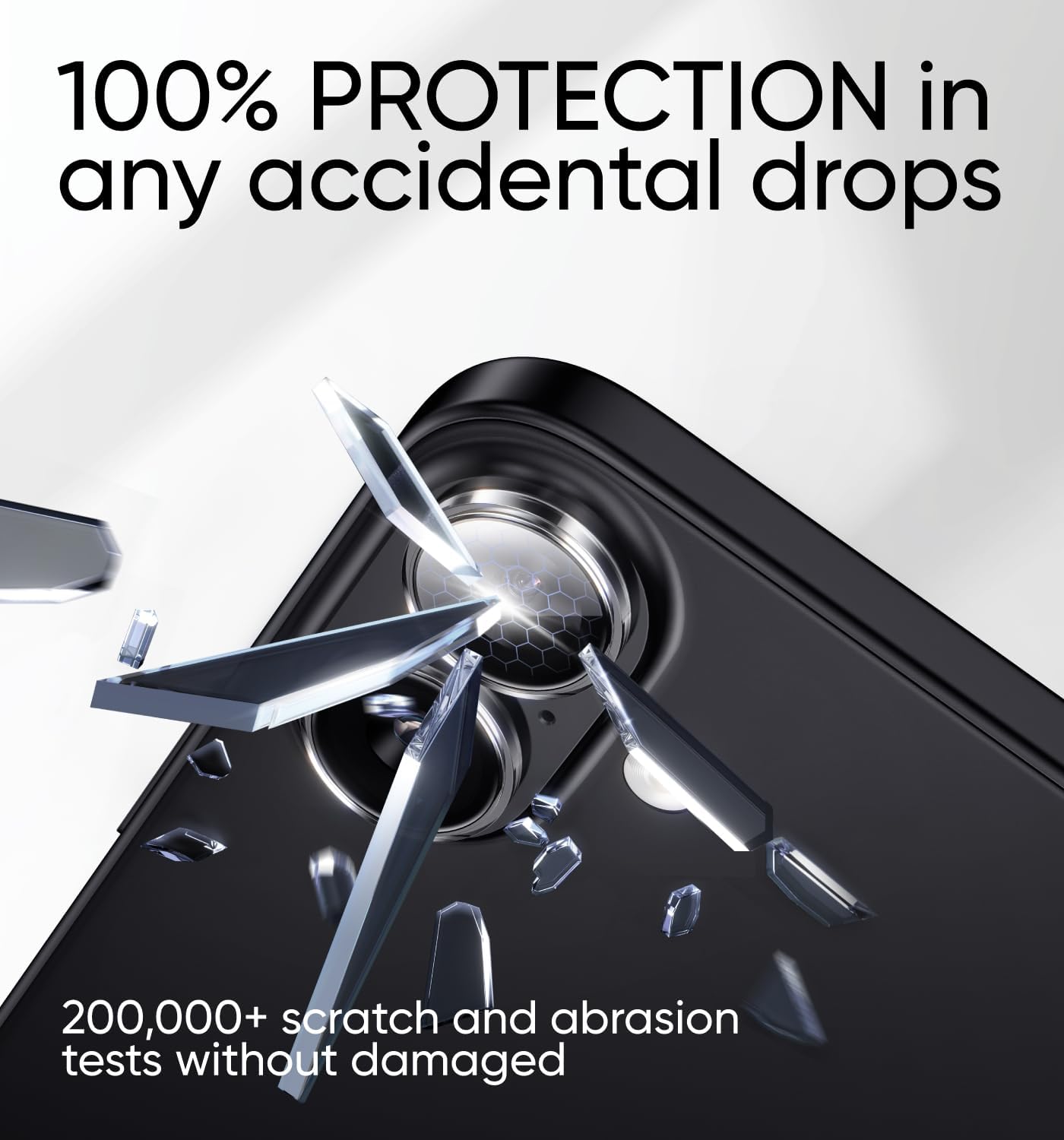 MAGIC JOHN for iPhone 16Plus/16 Camera Lens Protector [Alignment Kit&1:1 Invisible Perfect Fit] 9H Aerospace Tempered Glass Anti-Scratch Durable, Individual Cover Ring, Case Friendly, Set of 2, Clear