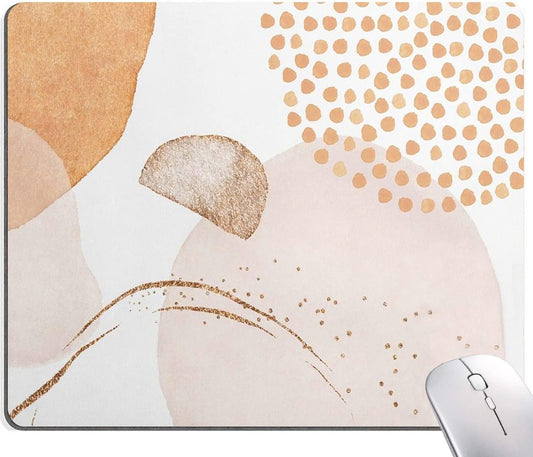 Mouse Pad, Abstract Design Mouse Pad, Washable Square Cloth Mousepad for Office Laptop, Non-Slip Rubber Computer Mouse Pads for Wireless Mouse, Cute Mouse Pads for Desk