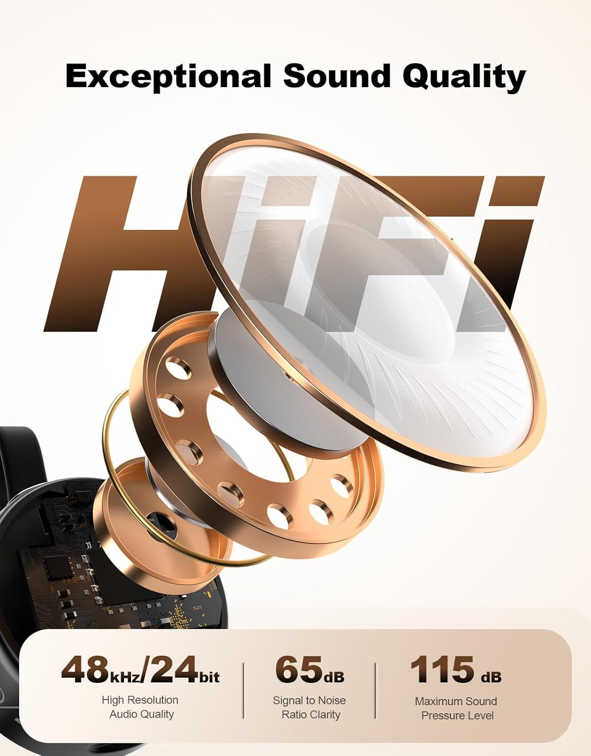 Wireless Mini Microphone for Camera/iPhone/Android/iPad/Laptop, Lav Mic with Charging Case, AI Noise Reduction, 50H Battery, 230ft Range, Lavalier Microphone for Video Recording, YouTube, Vlog