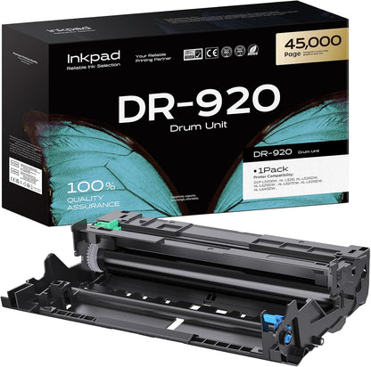 DR920 HL-L6210DW Drum Unit Replacement for Brother DR-920 use with TN920 TN920XL TN920XXL Work for Brother HL-L6210DW MFC-L5915DW HL-L5210DWT HL-L5210DN HL-L5210DW HL-L6310DW Printer