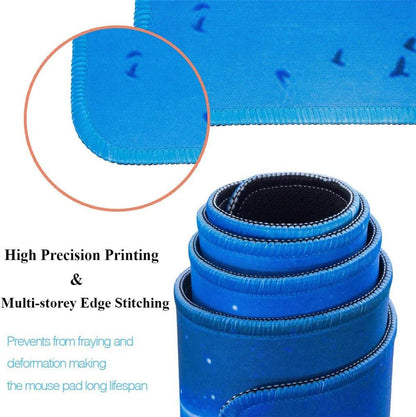 RTGGSEL 31.5x11.8 Inch Non-Slip Long Extended Large Gaming Mouse Pad with Stitched Edges XL Laptops Keyboard Mouse Mat(AK47)