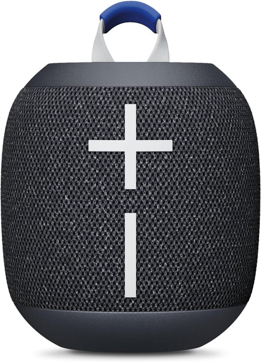 Ultimate Ears WONDERBOOM 4 Waterproof Bluetooth Outdoor Speakers with Big Bass & 360-Degree Sound, Dustproof Floating Wireless Speaker, 131ft Range - Black