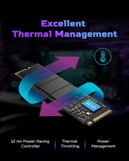 acer Predator GM7 1TB SSD: M.2 2280 PCIe Gen 4 x4 NVMe 2.0, Read Speed Up to 7400 MB/s, Internal PC Solid State Drive for Laptop, Desktop and PS5