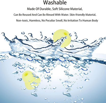 Earbud Tips Replacement Earbud Tips Earbud Replacement Tips Earbuds Replacement Tips Ear Pads Ear Cushions Ear Tips for Earbuds for Powerbeats Pro Beats Wireless Earphone Headphones 4 Pairs (Yellow)