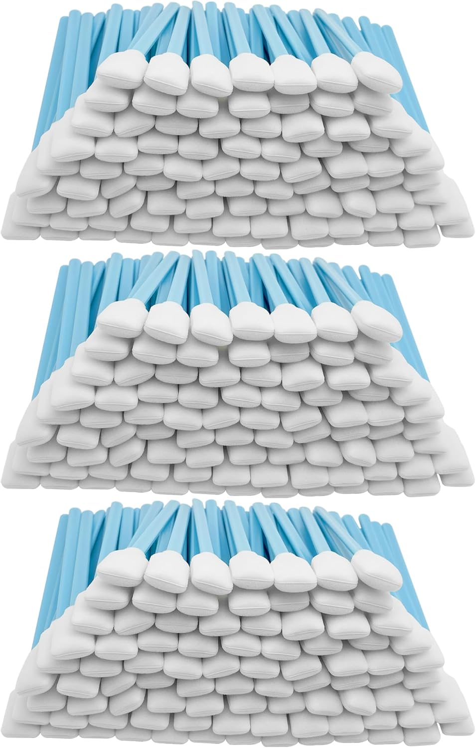 Lint-Free Lab/Printer/Optical Printheads – 300 Pcs Foam Swabs for Inkjet Printheads, Sensors, Electronics, Cameras, Car Detailing, Optical Equipment and Precision Tools