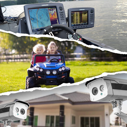 12V 7.2Ah Lithium LiFePO4 Battery, Rechargeable Battery, Up to 5000+ Deep Cycle Lithium Iron Phosphate Battery Built-in BMS, Ideal for Small UPS, Lighting, kids ride on car