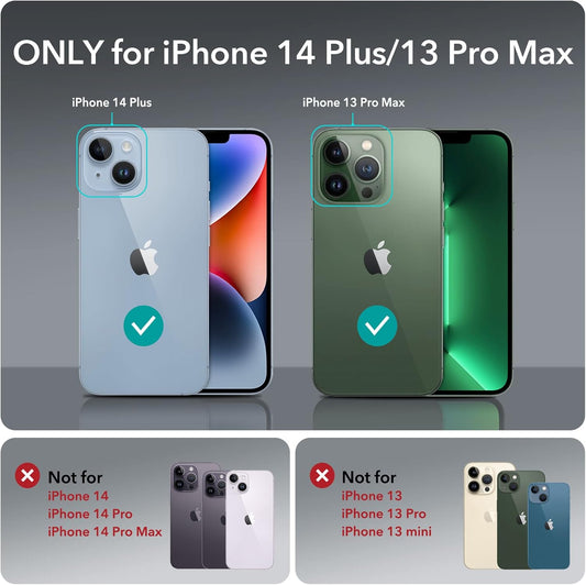 ESR 3 Pack for iPhone 13 Pro Max/iPhone 14 Plus Screen Protector, [9H Hardness] [Military Grade Shatterproof] Tempered Glass Film with Easy Installation Tool, HD Clear, Scratch Resistant
