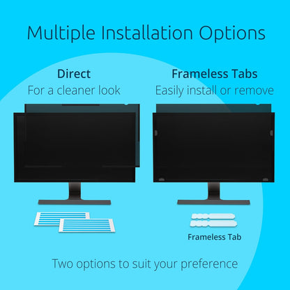 Kensington 21.5 inch Computer Privacy Screen for Desktop, 16:9 Widescreen Monitor, FP215W9 Anti-Glare Blue Ray Reduction Computer Privacy Filter, Matte and Glossy Viewing Options, K55415WW